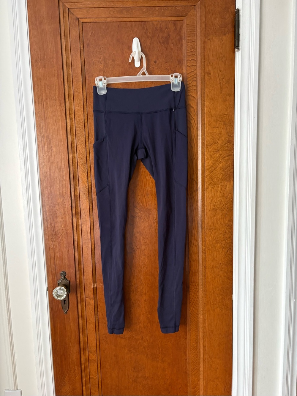 lululemon athletica Navy Leggings with Side Pockets - 4